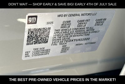 2026 GMC Sierra EV Elevation Extended Range