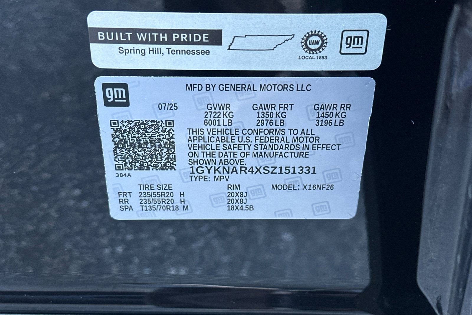 2025 Cadillac XT5 Luxury