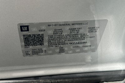2019 Cadillac XT5 FWD