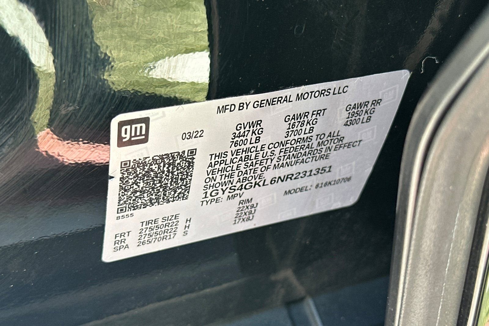 2022 Cadillac Escalade Sport Platinum