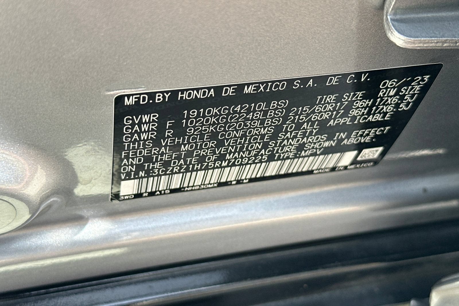 2024 Honda HR-V 2WD EX-L