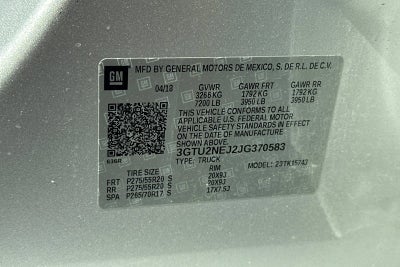 2018 GMC Sierra 1500 SLT