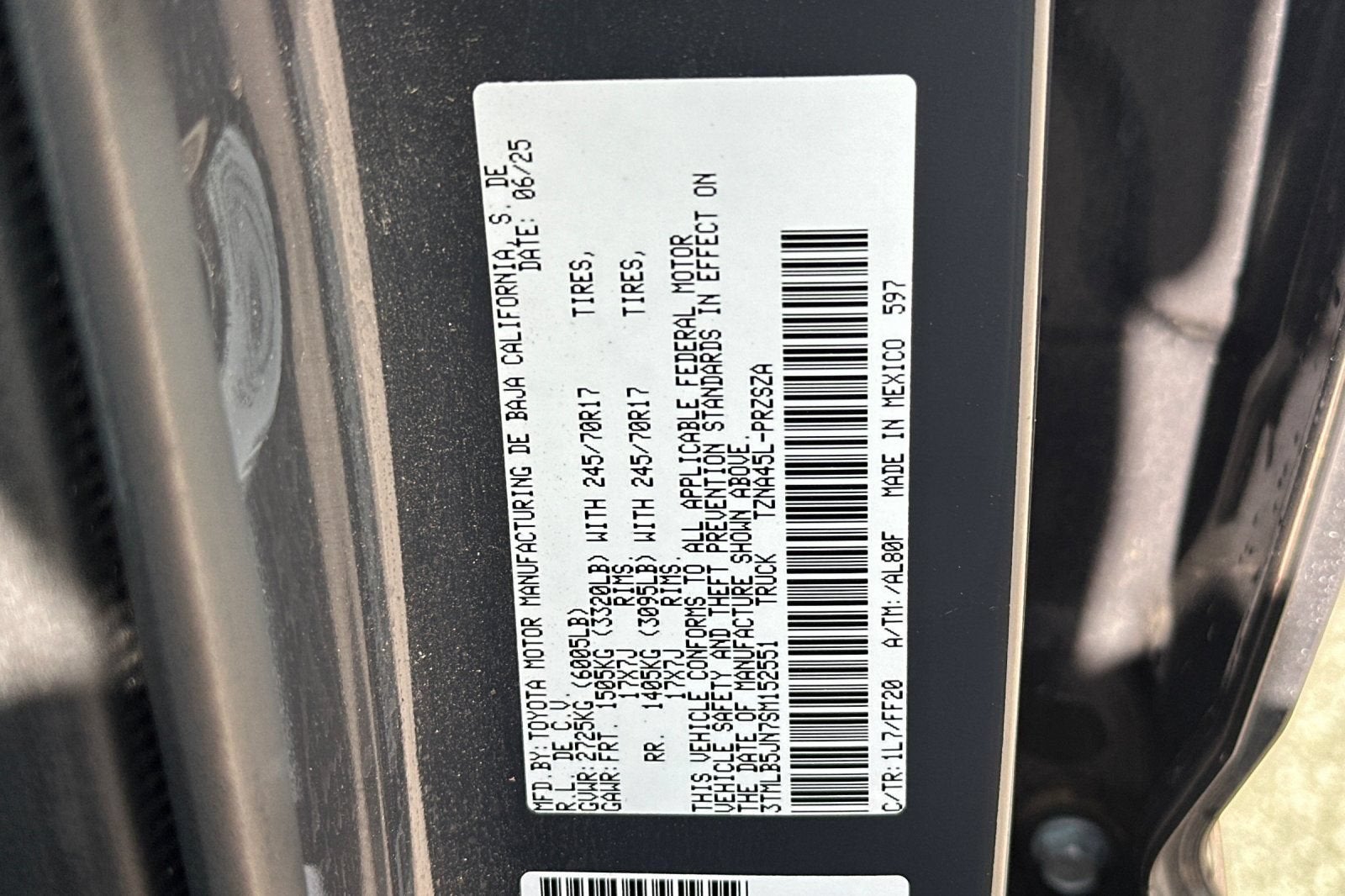 2025 Toyota Tacoma 4WD SR