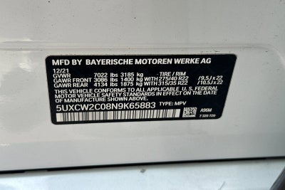 2022 BMW X7 xDrive40i