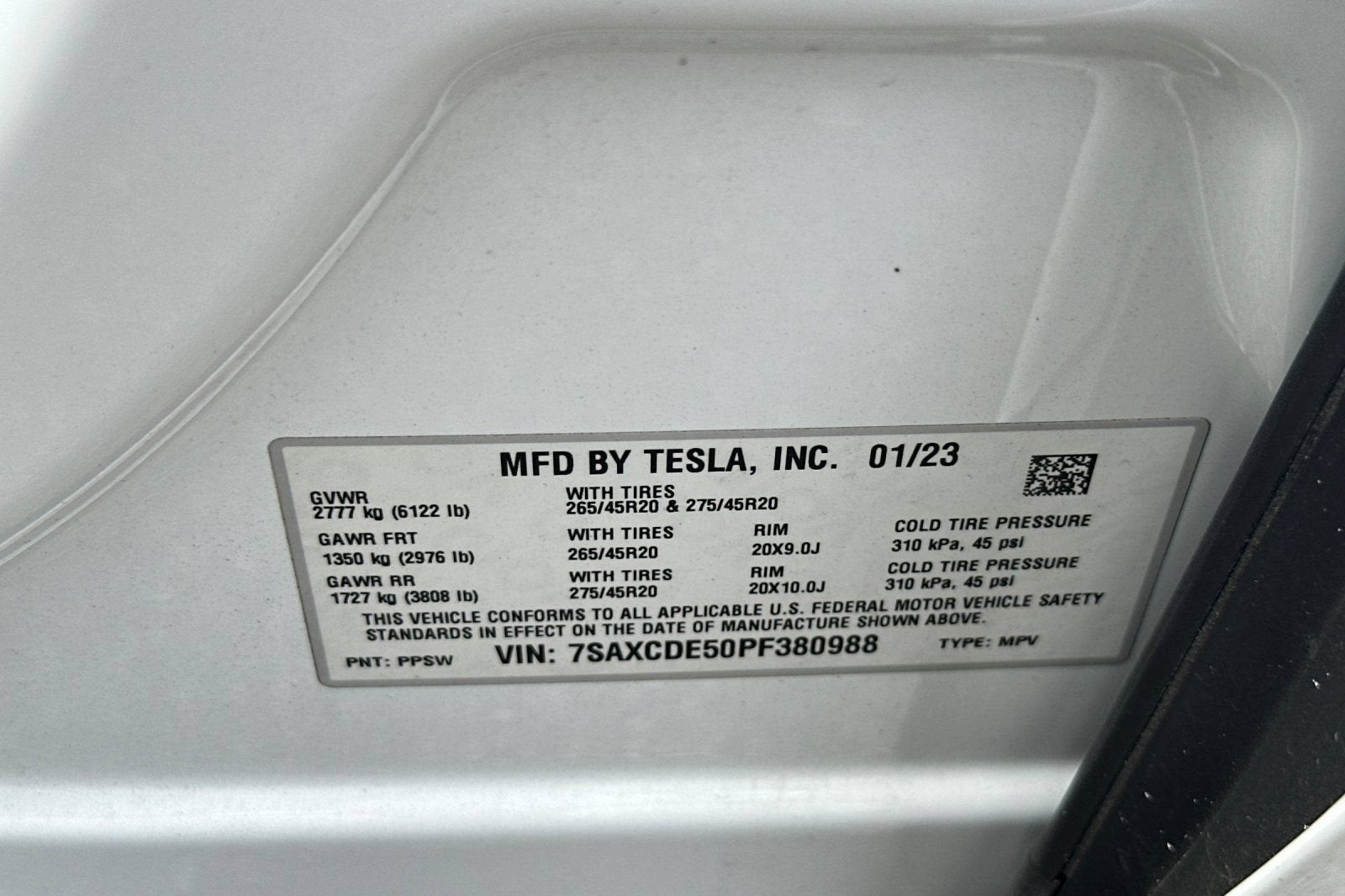 2023 Tesla Model X NA