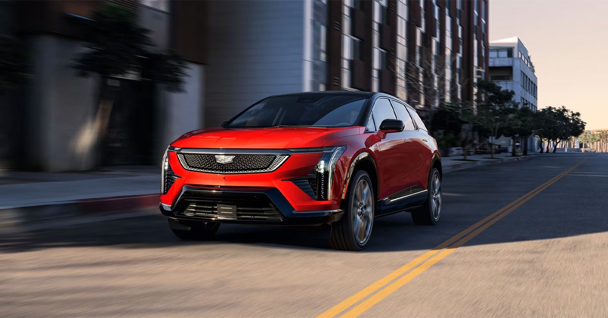 2026 Cadillac OPTIQ - Driving on a road