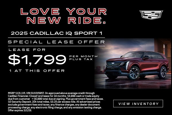 Love Your New Ride - 2025 Cadillac IQ Sport 1