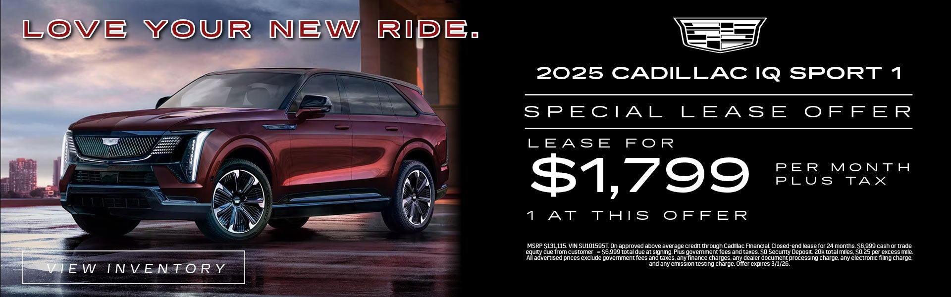 Love Your New Ride - 2025 Cadillac IQ Sport 1