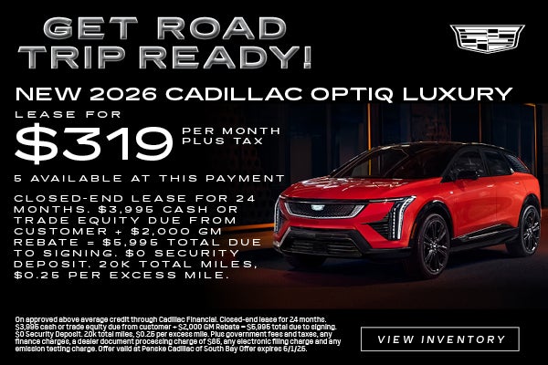New 2026 Cadillac OPTIQ Luxury