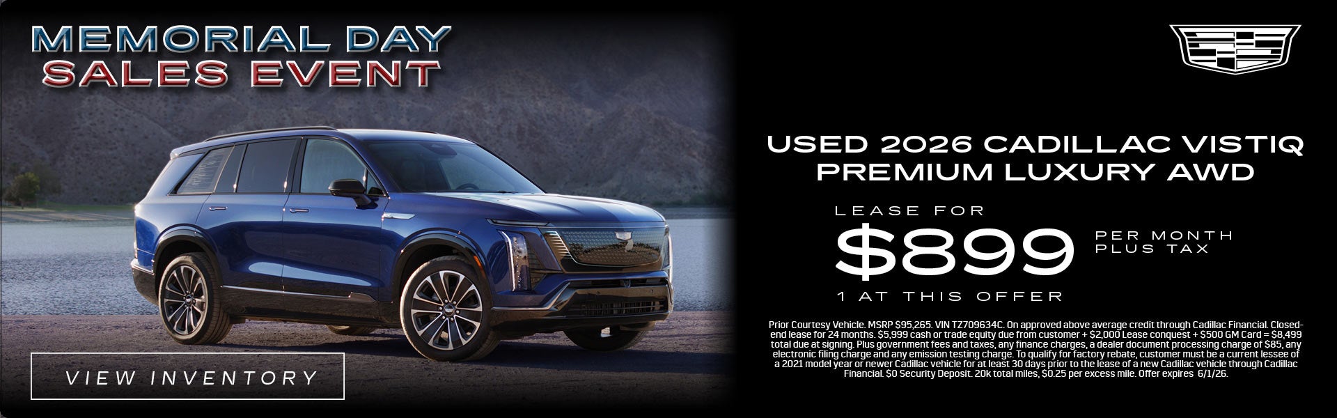 Memorial Day Sales Event